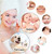 Dicasser Reusable Cotton Face Pads, Washable Bamboo Makeup Remover Rounds, Soft For Adults And Kids Skin Care（50pcs）