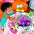 Bounce Bounce Baby 2-in-1 Activity Jumper & Table - Playful Palms