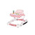 2-in-1 Aloha Fun Activity Baby Walker And Rocker, Pink