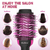 Blow Dryer Brush Hot Air Brush One Step Volumizer Ion Hair Straightener Brush Black Diprevo