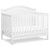 4-in-1 Convertible Crib And Dresser Set With Removable Changing Tray In White