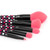 Moda Check Me Out 5pc Makeup Brush Set, Purple And Pink