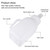 1 Set Vertical Feeding Bottle Feeding Bottle Silicone Feeding Supplies With 2pcs Silicone Teat For Farmer (white)
