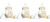 Mam Anti-colic 4.5-ounce Bottle With Pacifier Set, Teddy Bear, 0-2 Months (3 Sets)