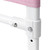 Bestgoods 1pack Security Rail For Bed In Pink,59-71-79-inch Extra Long Bed Rail Guard,infant Single Fold Safety Bedrail