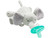 Philips Avent Soothie Snuggle Pacifier Holder With Detachable Pacifier, Elephant, 0m+, Scf347/03