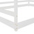 Aukfa Kids Toddler Bed- Wooden Full Size Bed Frame With Roof- Bedroom Furniture- White