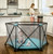 Regalo My Portable Play Yard Indoor And Outdoor, Washable, Aqua, 6-panel