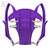 Gustave Wrap Baby Carrier, Purple