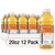 Glaceau Zero Sugar Rise Orange Vitaminwater, 20 Fl Oz, 12 Count Bottles