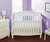 Everyday Kids 2 Piece Padded Baby Crib Rail Cover - Pink
