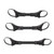 Techinal 3pcs Twin Baby Stroller Connector Universal Joints Triplets Quadruplets Infant Cart Secure Straps Adjustable Linker Hook Safety Leash Pushchair Coupler