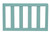 Suite Bebe Riley Toddler Guard Rail, Turquoise Finish