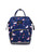 Sanviglor Women Adjustable Strap Multi Pockets Handbag Baby Portable Zipper Diaper Bag Multifunctional Pushchair Nursing Top Handle Backpack Deep Blue