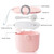 4pcs Milk Powder Dispenser Milk Powder Storage,milk Powder Container, Portable Milk Powder Dispenser, 500 Ml Water Capacity Milk Powder Dispenser With Spoon For Travel