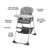 Graco Slim Snacker™ Highchair, Whisk