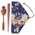 2-piece Set Of Japanese Portable Chopsticks And Spoon Set To Carry Tableware