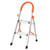 Luisladders Step Ladder 2 Step Aluminum Lightweight Folding Step Stool With Handrails 350 Lbs