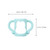 2pcs Baby Milking Feeding Bottle Handle Silicone Handle For Feeding Bottle