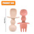 Gotydi Toddler Utensils Set Self-feeding Silicone Baby Utensils Baby Fork And Spoon Set With Protective Choke Barriers For Baby Toddler Led Weaning Ages 6 Months Up