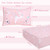 Jisen Microfiber Toddler Bedding Set Include Toddler Fitted Sheet And Pillowcase Girls Pink Unicorn