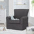 Delta Children Epic Nursery Glider Swivel Rocker Chair, Charcoal