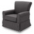 Delta Children Epic Nursery Glider Swivel Rocker Chair, Charcoal