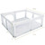 Extra Large Baby Playpen And Play Yard With Mat For Babies And Toddlers