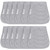 Burp Cloths & Baby Bibs 2-in-1 Design Large Size 3 Layers Thicken 100% Cotton Super Absorbent And Soft Baby Spit Up Burping Rags Baby Burp Cloth Set For Boys And Girls Solid 12 Pack(gray)
