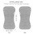 Burp Cloths & Baby Bibs 2-in-1 Design Large Size 3 Layers Thicken 100% Cotton Super Absorbent And Soft Baby Spit Up Burping Rags Baby Burp Cloth Set For Boys And Girls Solid 12 Pack(gray)