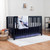 Carter's By Davinci Colby 4-in-1 Convertible Crib In Navy