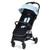Infans Portable Baby Stroller One-hand Fold Pushchair W/ Aluminum Frame Blue