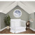 Dream On Me Aden Full Panel Convertible 4-in-1 Mini Crib Inwhite