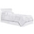 Dream On Me Aden Full Panel Convertible 4-in-1 Mini Crib Inwhite