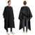 Haircut Cloak 100*140cm Waterproof Salon Large Haircut Cloak Men's Haircut Cloak With Adjustable Snap Button Color Cloak Professional Stylist Hairdresser Apron Adult Unisex