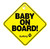 Safety 1ˢᵗ Baby On Board Sign, Yellow