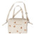 Cotton Baby Diaper Bag With Cute Embroidery Bear Rabbit Olive Pattern