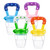 Fruit Teats For Baby, 4 Pcs Baby Pacifier Vegetable Teat For Baby Pacifier Teether For Fruit Vegetable Porridge (food Feeder)