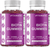 2 Pack - Vitamatic Biotin Gummies 10,000 Mcg For Stronger Hair, Skin & Nails - 60 Vegan Gummies - Vitamin B7 (total 120 Count)