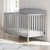 Graco Benton 5-in-1 Convertible Baby Crib, Pebble Gray