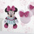 Disney Minnie Mouse Be Happy Pink & Aqua Plush Musical Mobile, Pink, Aqua, Raspberry