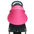 Yesbay Baby Stroller Pram Pushchair Windproof Sun Shield Visor Sunshade Canopy Cover,pink