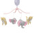 Bedtime Originals Rainbow Jungle Animals Musical Baby Crib Mobile Soother Toy
