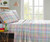 Smarts & Crafts Home Kids Rainbow Plaid Everyday Microfiber Woven Sheet Set, Twin (3 Pieces)