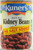 Kuner Dark Red Kidney Beans No Salt Added, 15 Oz.