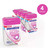 Mentos Mentos Gum Always White, Bubble Fresh, 4 Bottles, 100 Pieces Each (400 Pieces Total)