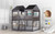 Low Bunk Beds Full Over Full Size, Aukfa Wood Bunk Beds Heavy Duty Bed Frame With Safety Roof And Guard Rail For Boys Girls Adults, No Box Spring Needed (antique Gray)
