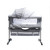 Fetcoi, Adjustable Portable Removable Crib Bedside Sleeper For Safe Co-sleeping