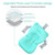 Lovecom Baby Bath Pad Infant Bathtub Pillow Adjustable Non-slip Infant Bath Support Seat(blue）