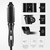 Tebru Hair Curler, Ceramic Tourmaline Foldable Anion Hair Brush Curler Hair Curling Iron Hair Styling Tools, Hair Roller